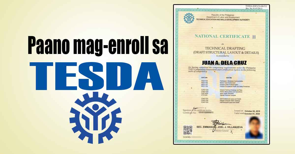 Paano Mag enroll Sa TESDA FreeTESDA