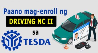 TESDA Driving NC II Course, How to Enroll?