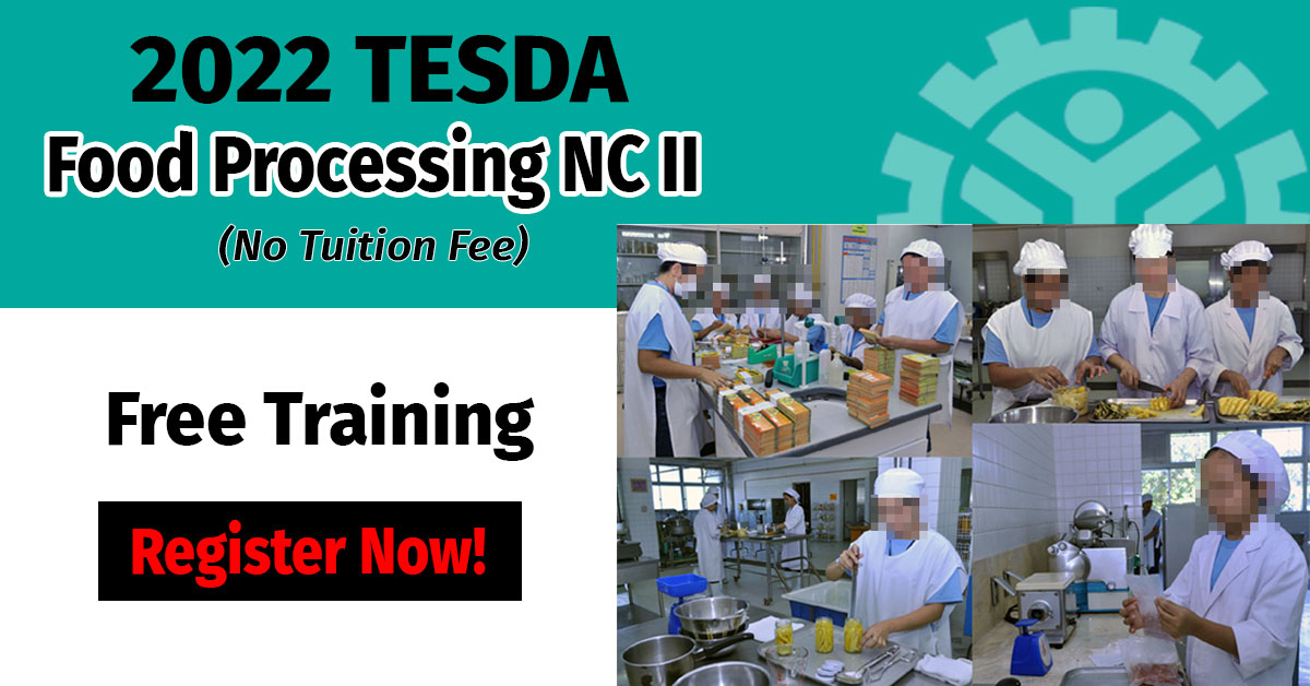 tesda-food-processing-nc-ii-no-tuition-fee-freetesda